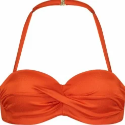 Cyell Bikini*Satin Tomato Padded Wired bikini top dames