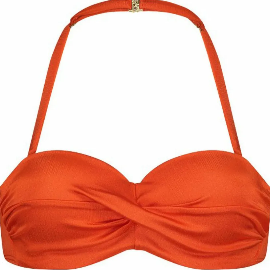 Cyell Bikini*Satin Tomato Padded Wired bikini top dames