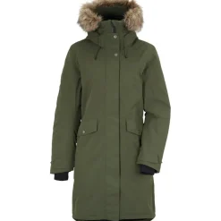 Didriksons Jassen*Erika Parka outdoor jack dames deep green
