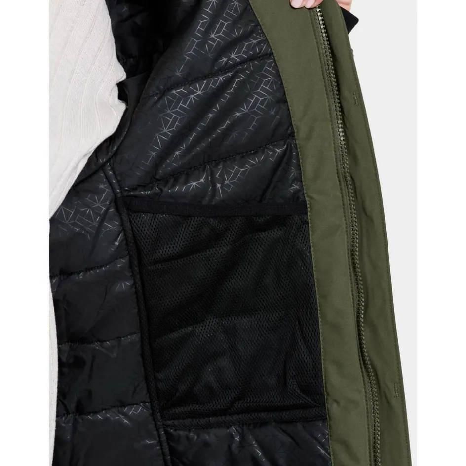 Didriksons Jassen*Erika Parka outdoor jack dames deep green