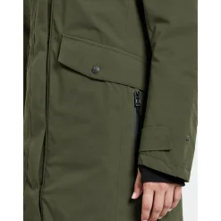 Didriksons Jassen*Erika Parka outdoor jack dames deep green