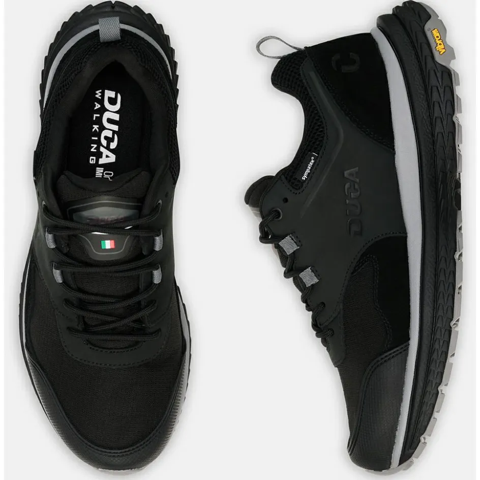 Duca Walking Wandelen|Wandelschoenen* Cisomo Lo WP wandelschoenen heren black cool grey