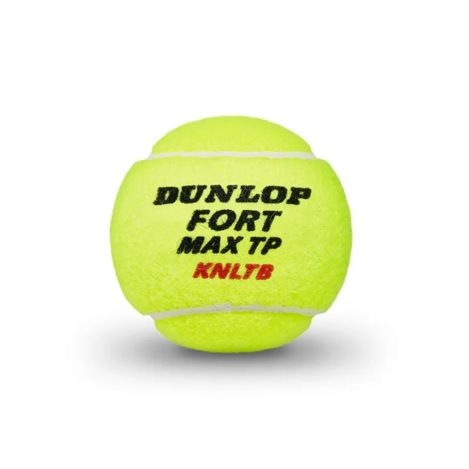 Dunlop Tennisballen*601382 Fort Max TP KNLTB tennisballen 4-pack geel