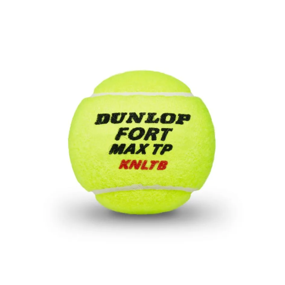 Dunlop Tennisballen*601322 Fort Max TP KNLTB tennisballen 3-pack geel