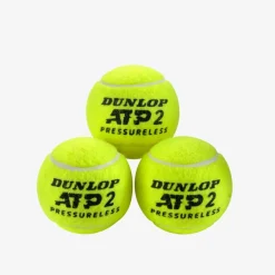 Dunlop Tennisballen*ATP Pressureless tennisballen 3-pack geel