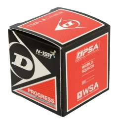 Dunlop Squash*Progress squashbal black
