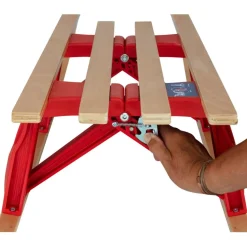 DWS Sleeën|Wintersport*opvouwbare slee red