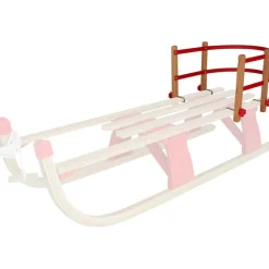 DWS Sleeën|Wintersport*rugsteun voor opvouwbare slee red