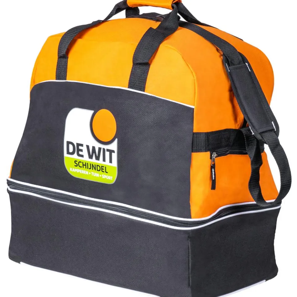 DWS Sporttas|Voetbaltas*sporttas black orange