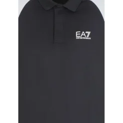 EA7 Tenniskleding*6DPF06-PJPCZ tennispolo heren black