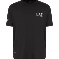 EA7 Tenniskleding*8NPT22-PJEMZ tennisshirt heren black