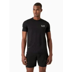 EA7 Tenniskleding*8NPT22-PJEMZ tennisshirt heren black