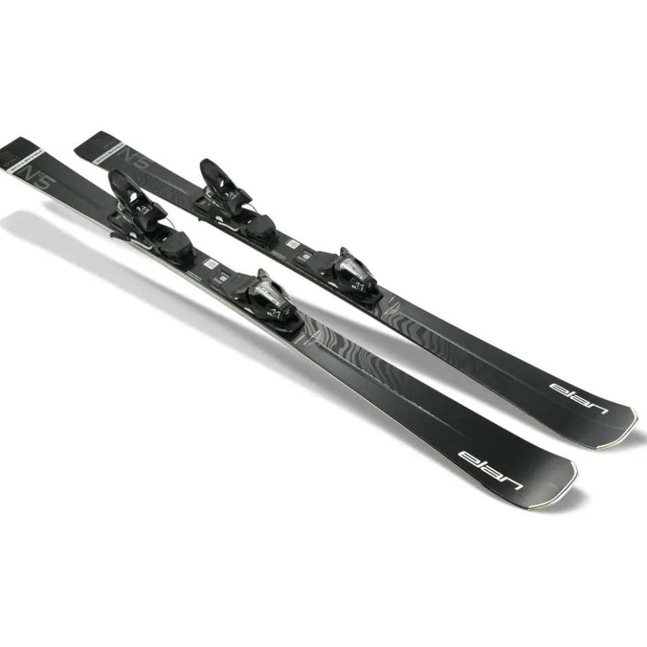 Elan Ski's|Wintersport*Primetime N°5 Black Edition 25 - 26 ski's dames met ELX 11.0 GW Shift
