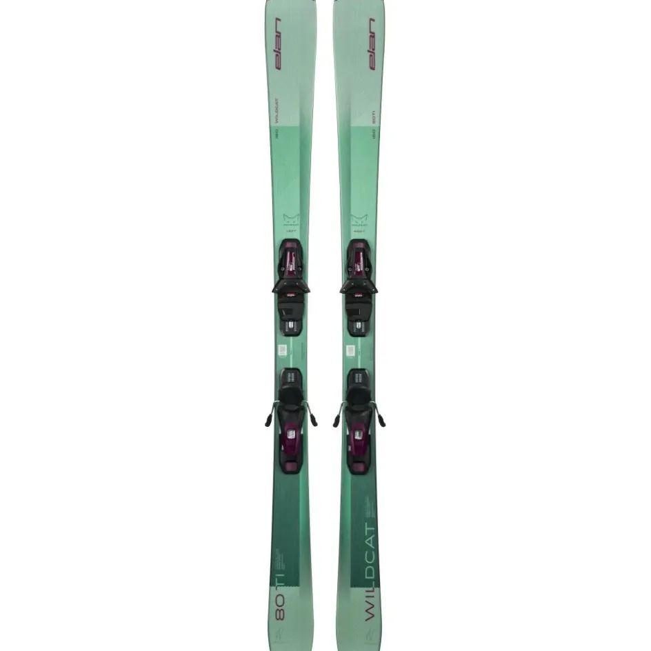 Elan Ski's|Wintersport*Wildcat 80 Ti 25 - 26 ski's met EL 9.0 GW Shift binding