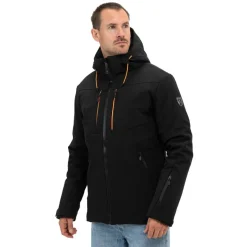 Falcon Ski Jassen|Wintersport*Boris softshell winterjas heren black