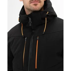 Falcon Ski Jassen|Wintersport*Boris softshell winterjas heren black