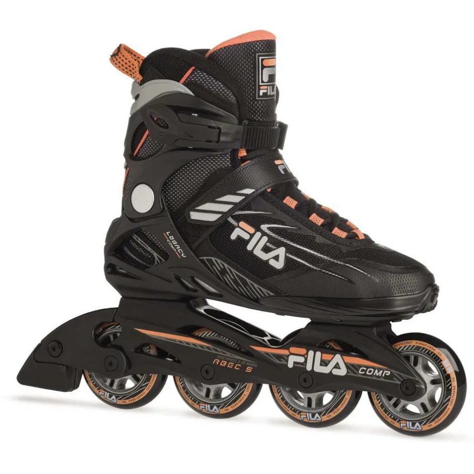 Fila Inline Skates*Legacy Comp inline skates dames black salmon