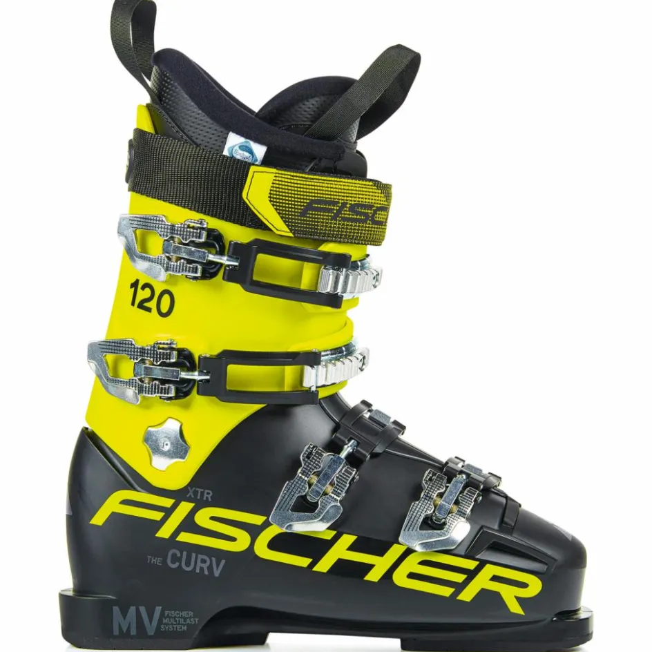 Fischer Skischoenen|Wintersport*The Curv 120 XTR skischoenen heren black yellow