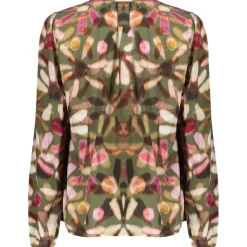 Geisha Shirts, Polo's & Blouses*blouse dames green red