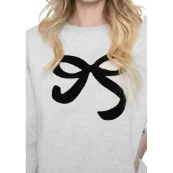 Geisha Truien & Vesten*sweater dames beige melange black