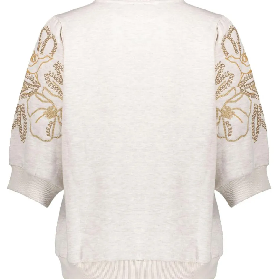Geisha Truien & Vesten*sweater dames beige melange