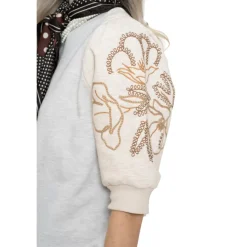 Geisha Truien & Vesten*sweater dames beige melange