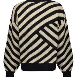 Geisha Truien & Vesten*sweater dames sand black