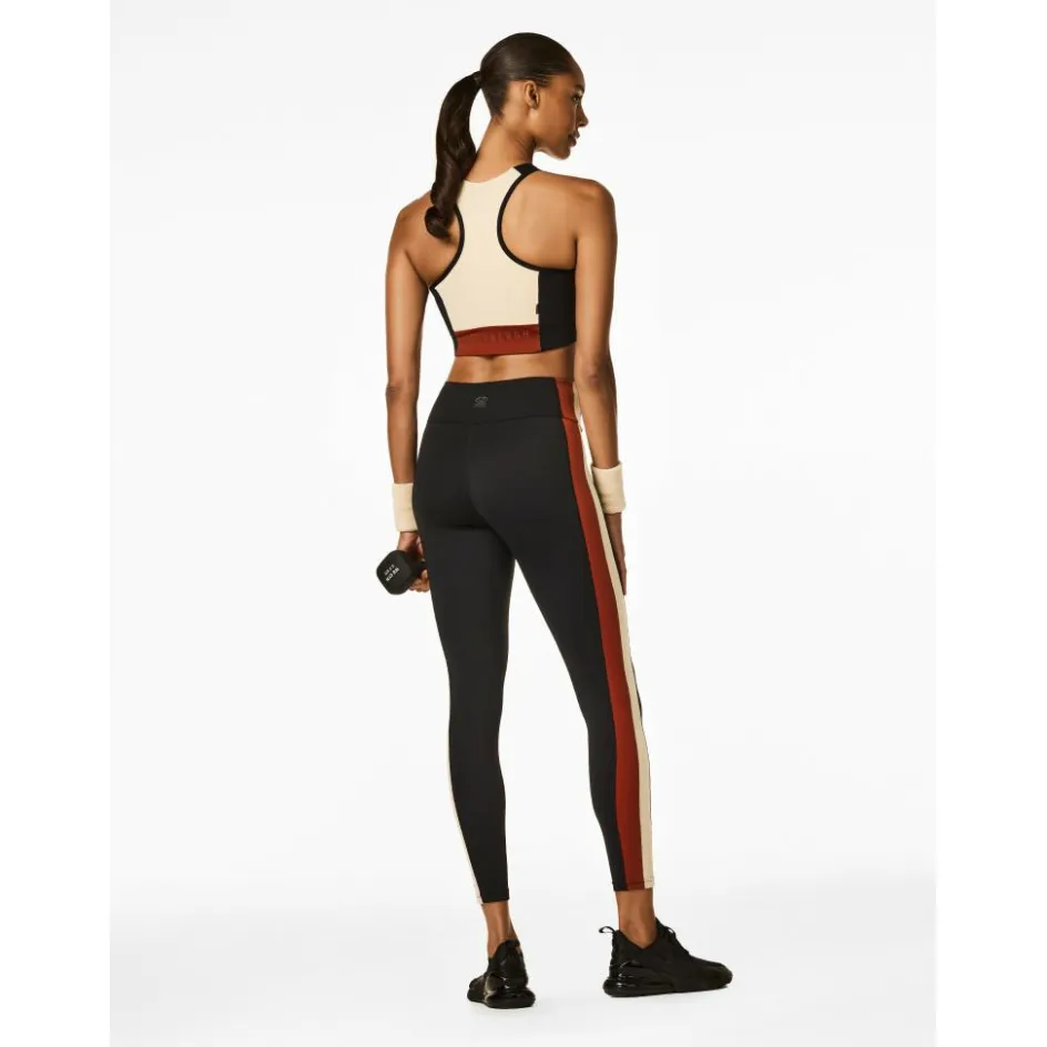 Goldbergh Sportbh's*Facade sport bh dames black champagne