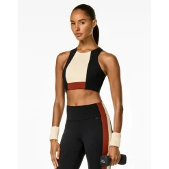 Goldbergh Sportbh's*Facade sport bh dames black champagne