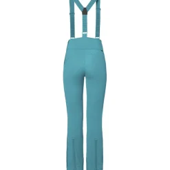 Goldbergh Skibroeken|Wintersport*HIGH END softshell salopette skibroek dames turchese