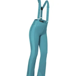 Goldbergh Skibroeken|Wintersport*HIGH END softshell salopette skibroek dames turchese