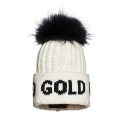 Goldbergh Mutsen|Wintersport*Hodd muts dames white black