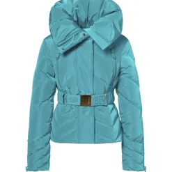 Goldbergh Ski Jassen|Wintersport*JIVE winterjas dames turchese