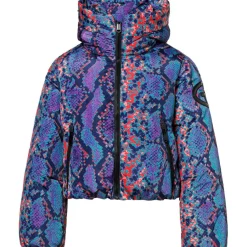 Goldbergh Ski Jassen|Wintersport*LUCINDA winterjas dames snake turchese