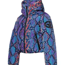 Goldbergh Ski Jassen|Wintersport*LUCINDA winterjas dames snake turchese