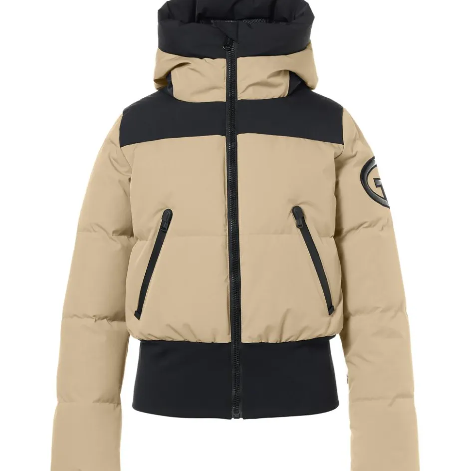 Goldbergh Ski Jassen|Wintersport*VILLAGE winterjas dames caramello