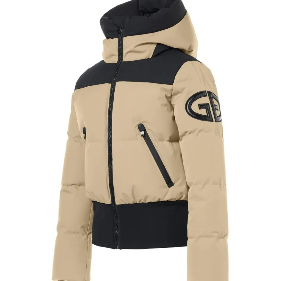 Goldbergh Ski Jassen|Wintersport*VILLAGE winterjas dames caramello