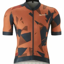 Gonso Fietskleding*Tresero SS FZ fietsshirt heren copper clay