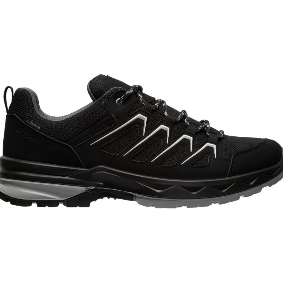 Grisport Wandelen|Wandelschoenen*Wega Lo wandelschoenen heren black