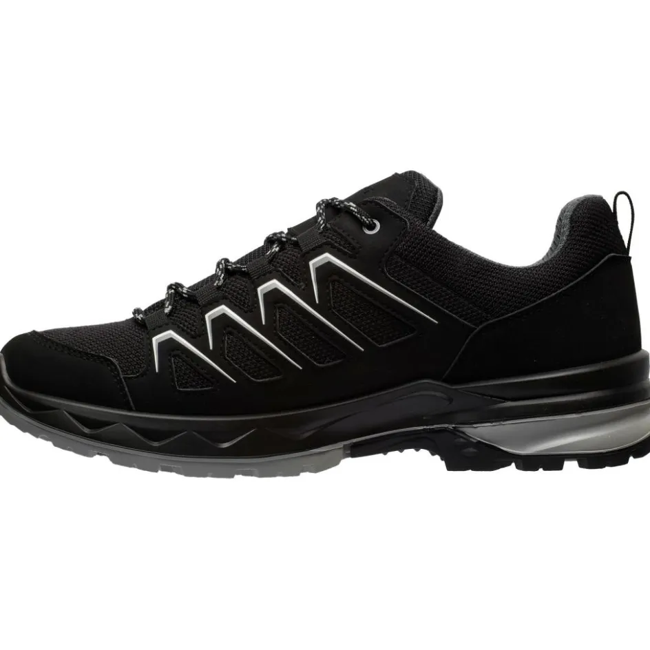 Grisport Wandelen|Wandelschoenen*Wega Lo wandelschoenen heren black