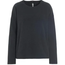 Henriette Steffensen Truien & Vesten* Round Neck sweater dames soft black