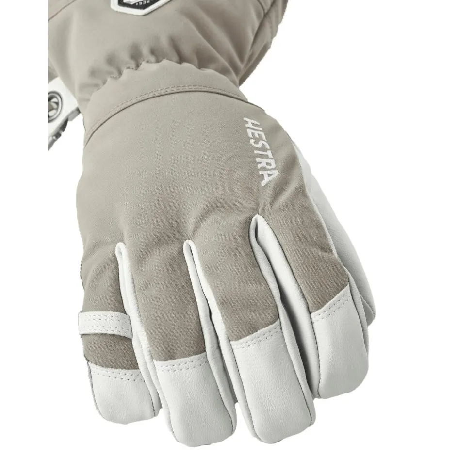 Hestra Handschoenen & Wanten|Wintersport*Army Leather Heli Ski handschoenen heren khaki