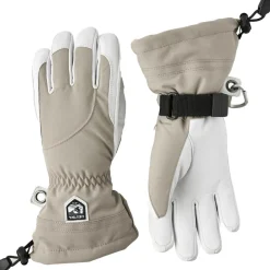 Hestra Handschoenen & Wanten|Wintersport*Heli Ski handschoenen dames khaki offwhite