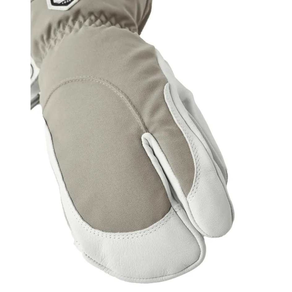 Hestra Handschoenen & Wanten|Wintersport*Heli Ski Lobster handschoenen dames khaki offwhite