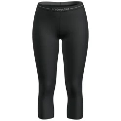Icebreaker Thermokleding|Wintersport*200 Oasis 3/4 thermobroek dames black