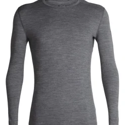 Icebreaker Thermokleding|Wintersport*200 Oasis LS thermoshirt heren gritstone heather