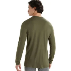 Icebreaker Thermokleding|Wintersport*200 Oasis LS thermoshirt heren loden