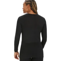 Icebreaker Thermokleding|Wintersport*200 Oasis LS v-hals thermoshirt dames black