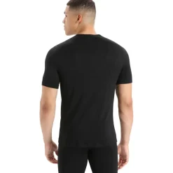 Icebreaker Thermokleding|Wintersport*200 Oasis SS thermoshirt heren black