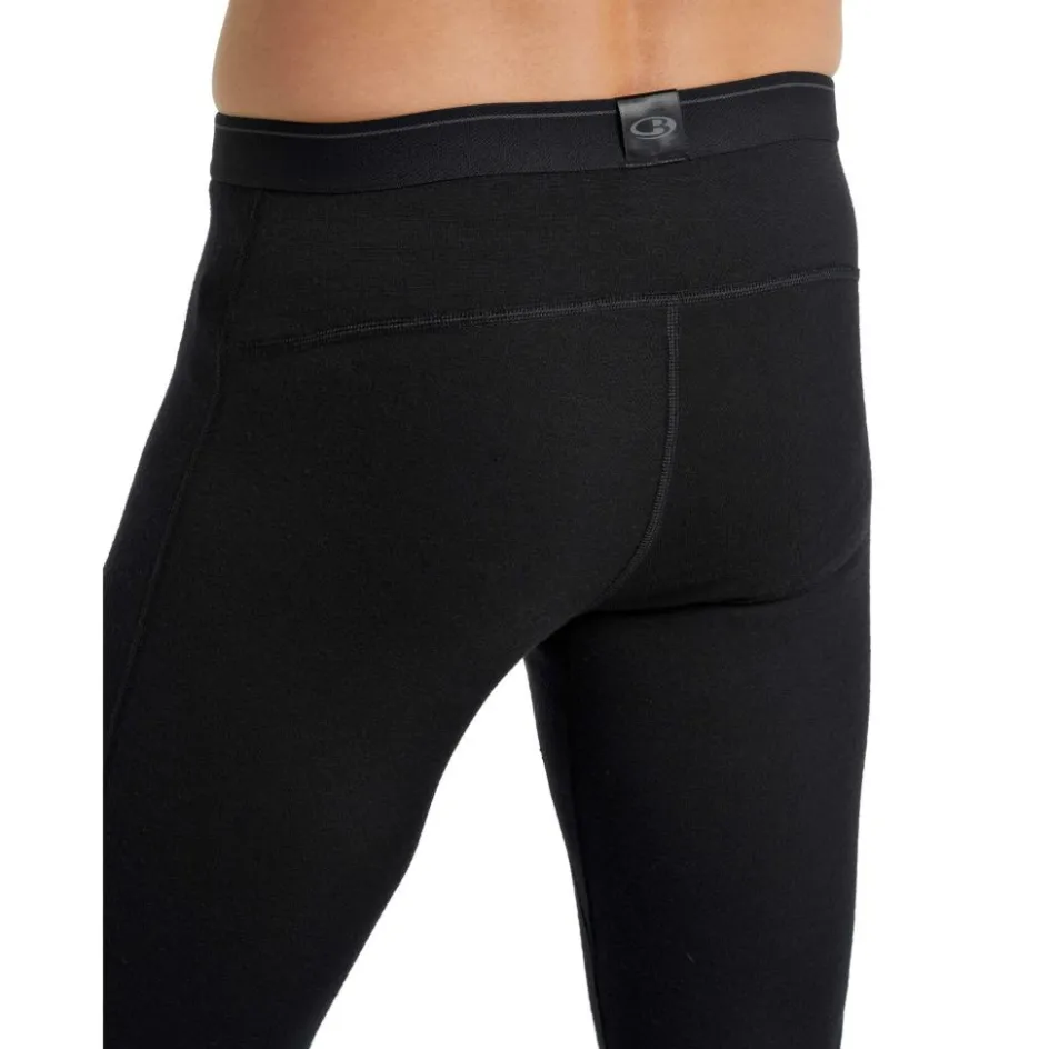 Icebreaker Thermokleding|Wintersport*200 Oasis thermobroek heren black